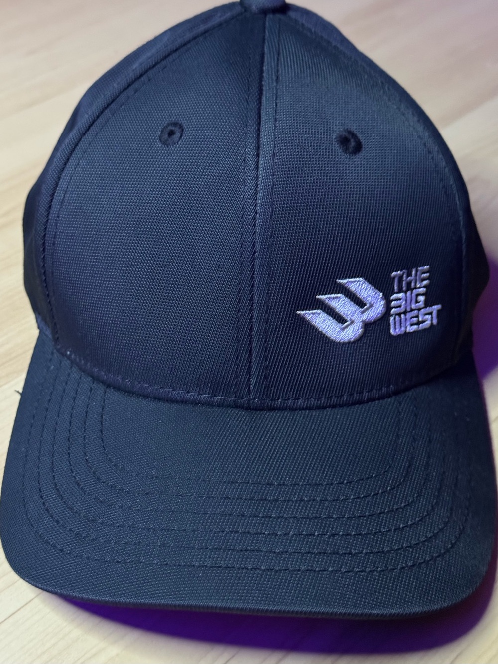 Big West Sport-Tek Black Embroidered Logo Cap - Picture 2 of 9